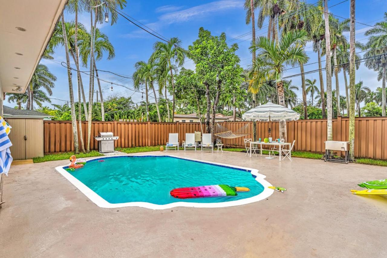 Tropical Oasis With Pool 10 Mins Airport & 5 Mins Beach Hollywood Dış mekan fotoğraf