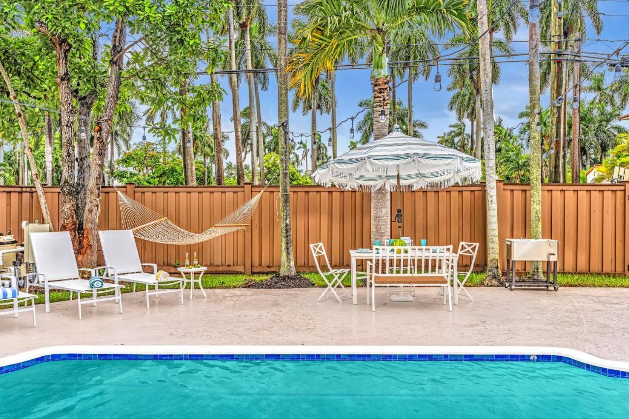 Tropical Oasis With Pool 10 Mins Airport & 5 Mins Beach Hollywood Dış mekan fotoğraf