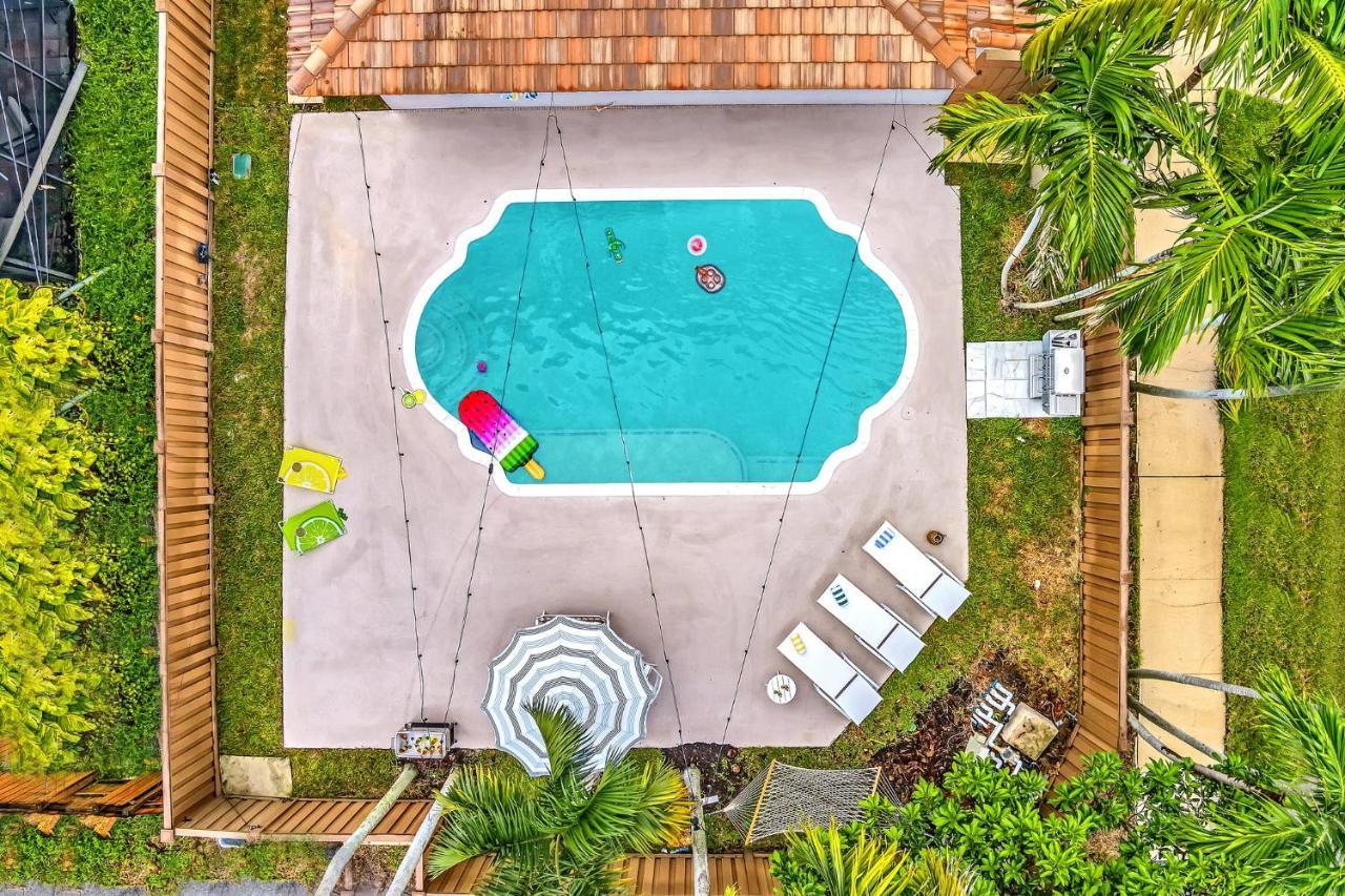 Tropical Oasis With Pool 10 Mins Airport & 5 Mins Beach Hollywood Dış mekan fotoğraf