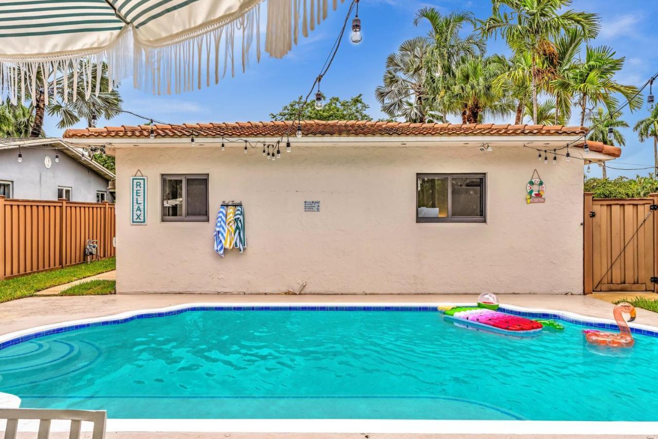 Tropical Oasis With Pool 10 Mins Airport & 5 Mins Beach Hollywood Dış mekan fotoğraf